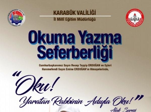 "OKURYAZARLIK SEFERBERLİĞİ" BAŞLIYOR